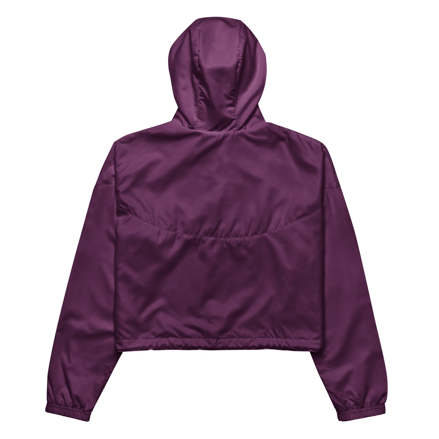 Palatinate Purple Women’s Cropped Windbreaker - FLAKOUT