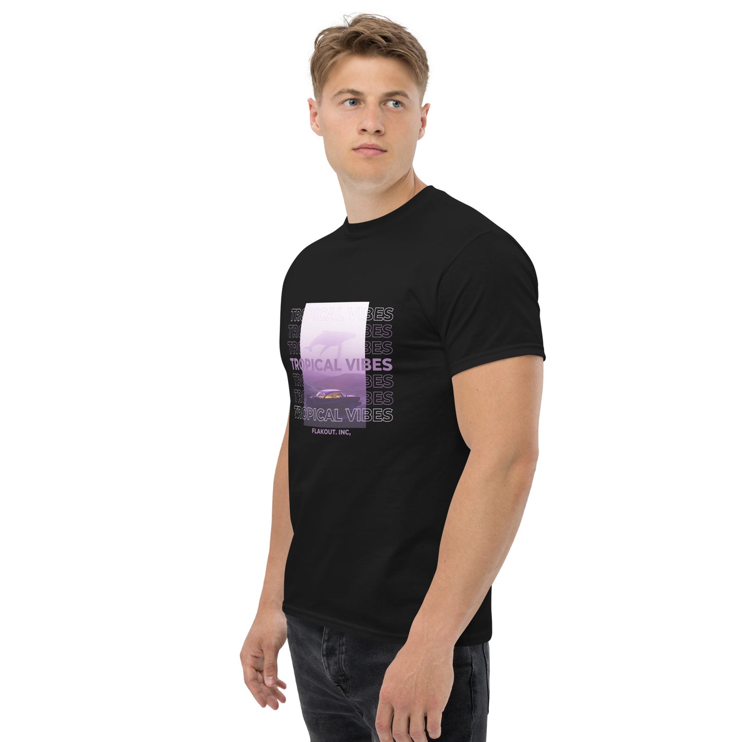 Tropical Vibes Odyssey Men's T-shirt - FLAKOUT