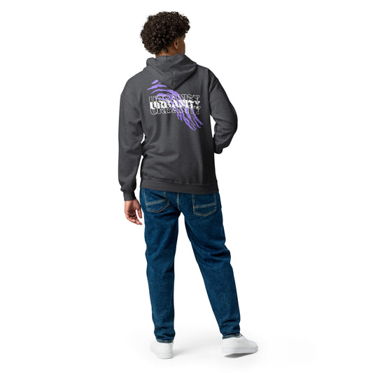 Streetwise Urbanity Heavy Harmony Fusion Zip Hoodie - Dark Heather - FLAKOUT