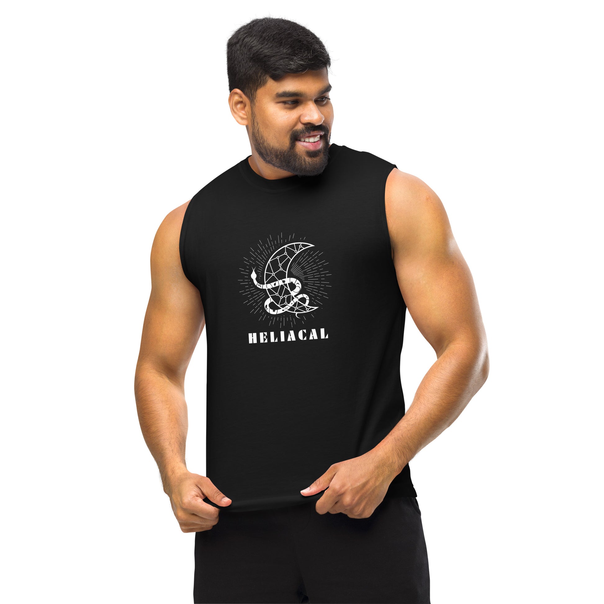 Celestial Heliacal Glow Muscle Shirt - FLAKOUT