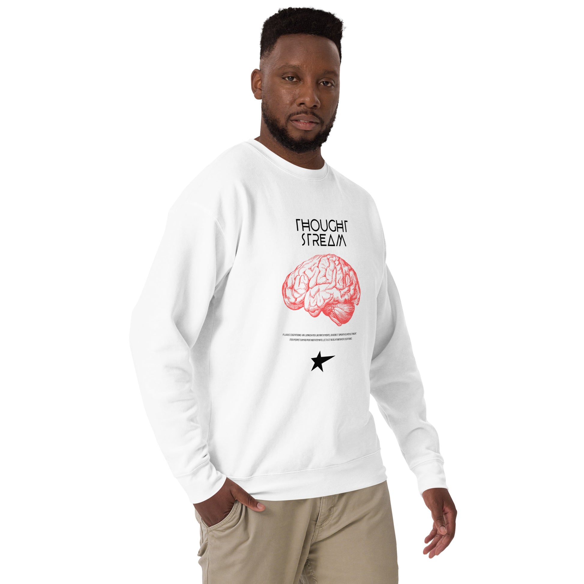 Thought Stream Unisex Fleece Sweatshirt - FLAKOUT