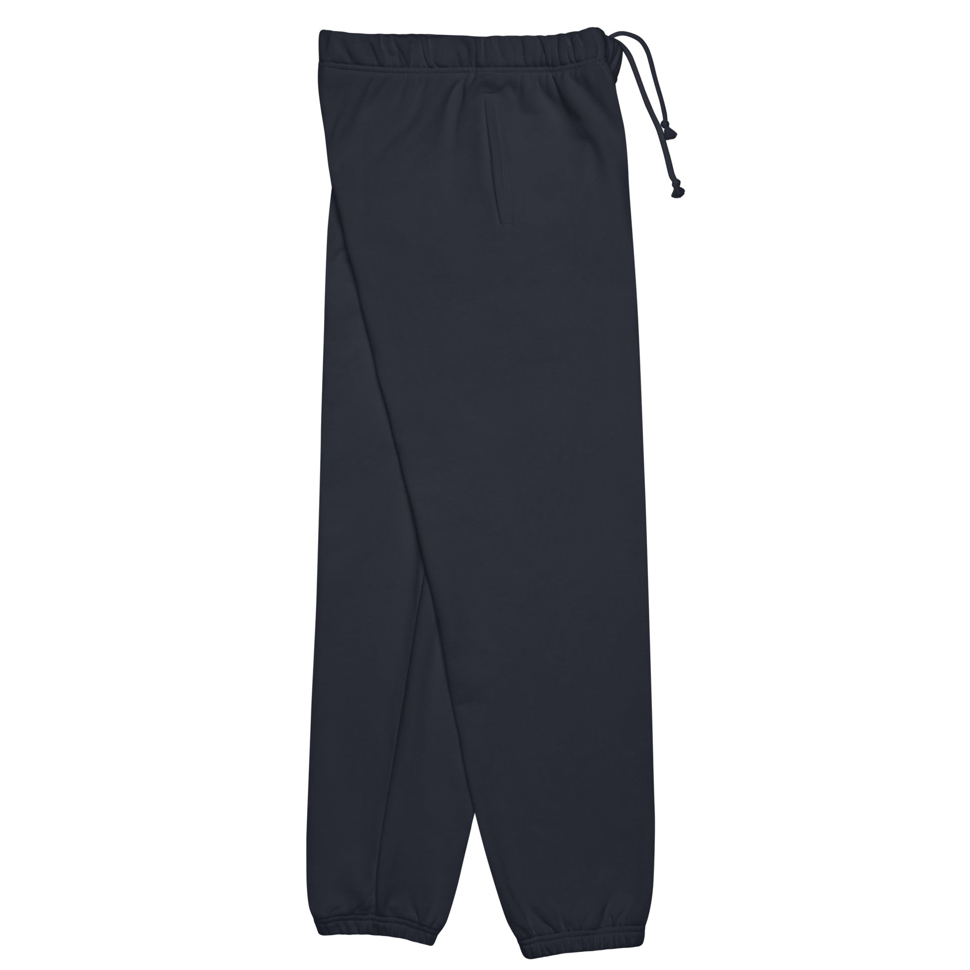 Plain Comfort Sweatpants Logo On Left Leg - FLAKOUT