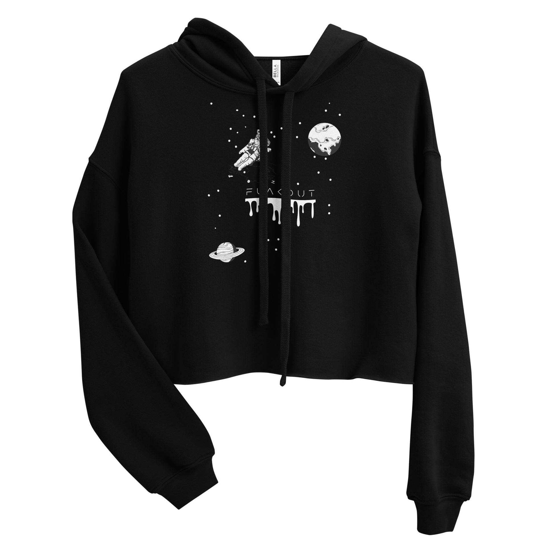 Women's Crop Hoodie Astronaut - FLAKOUT