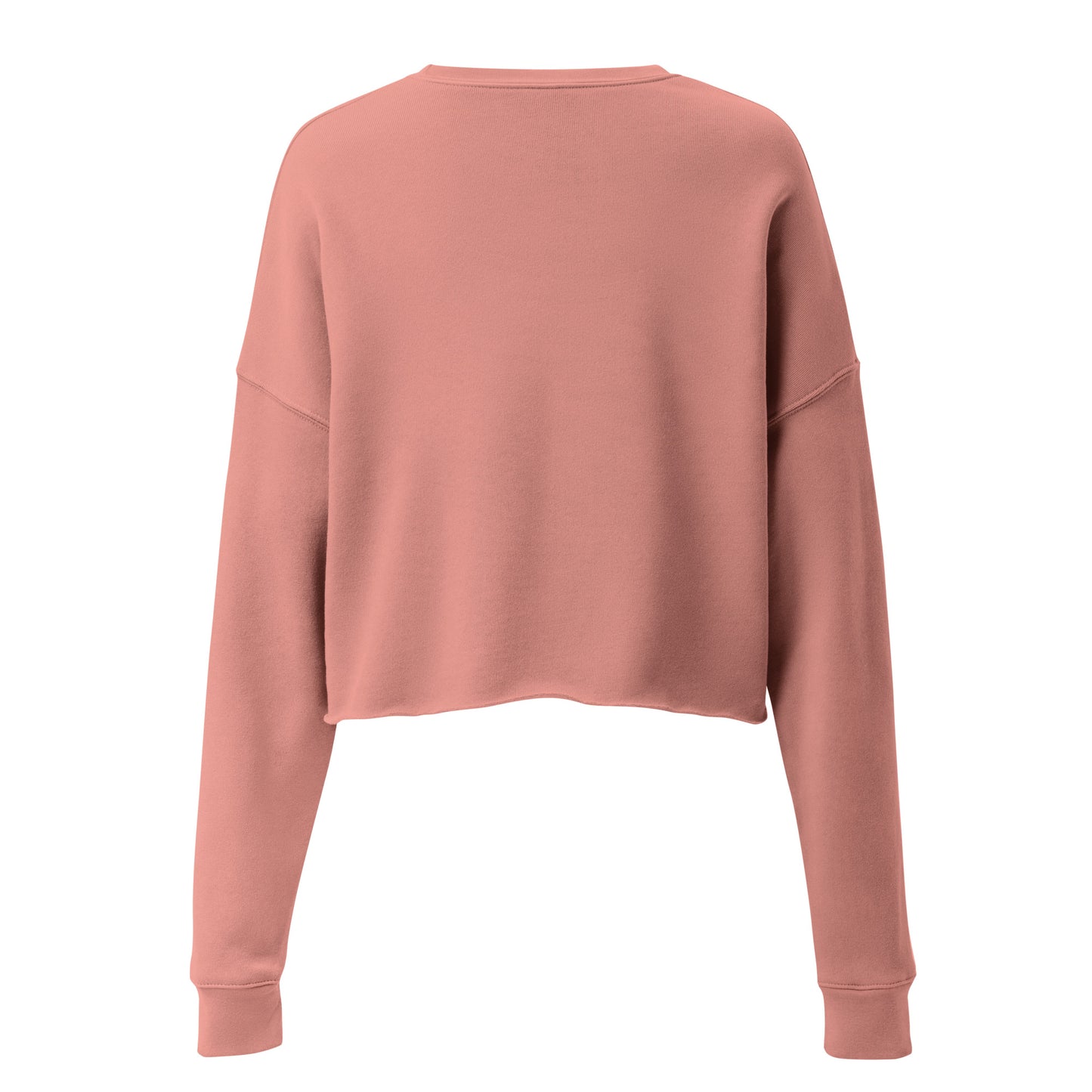 Violet Veil Of Oblivion Women's Crop Sweatshirt - Mauve - FLAKOUT