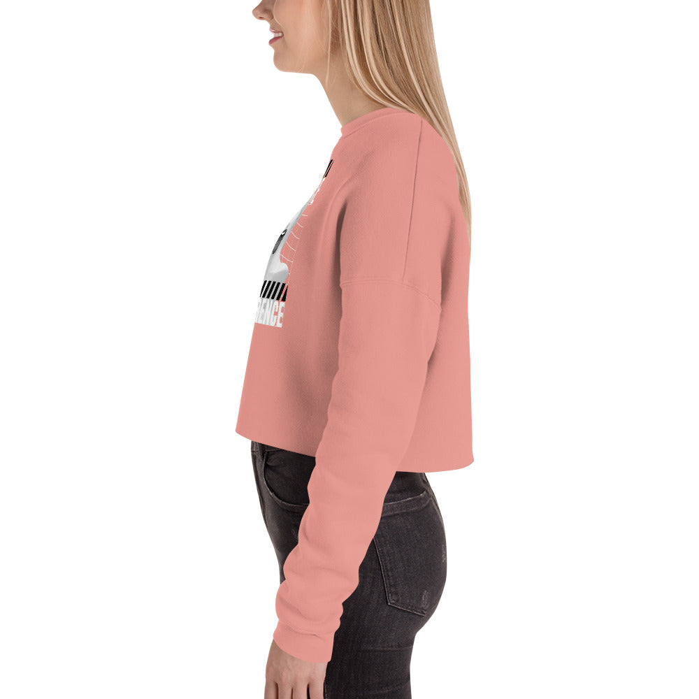 Limerence Women's Crop Sweatshirt - Mauve - FLAKOUT