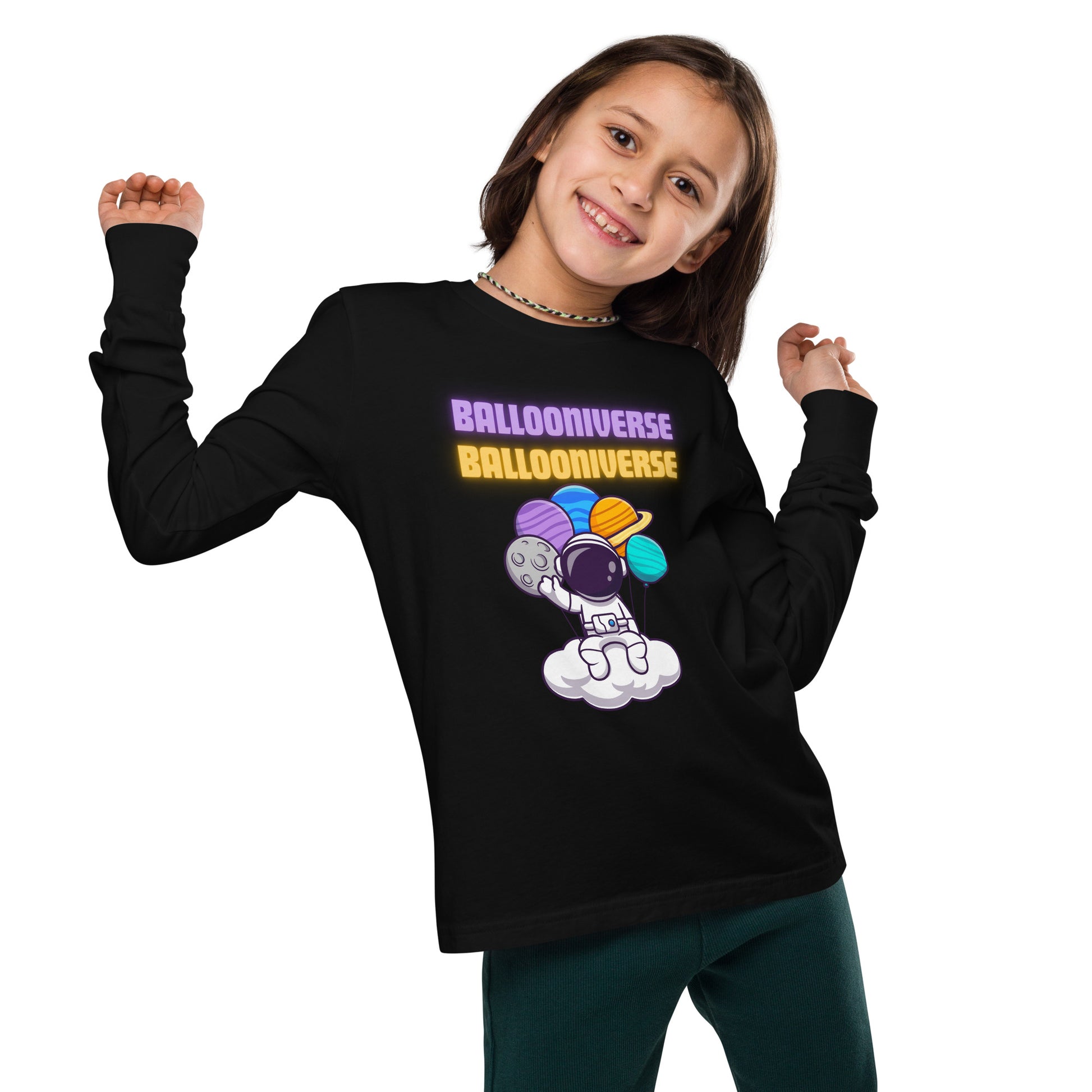 Ballooniverse Unisex Kid's Long Sleeve Tee - FLAKOUT