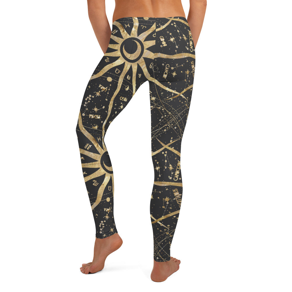 Women's Leggings Ancient Sun - FLAKOUT