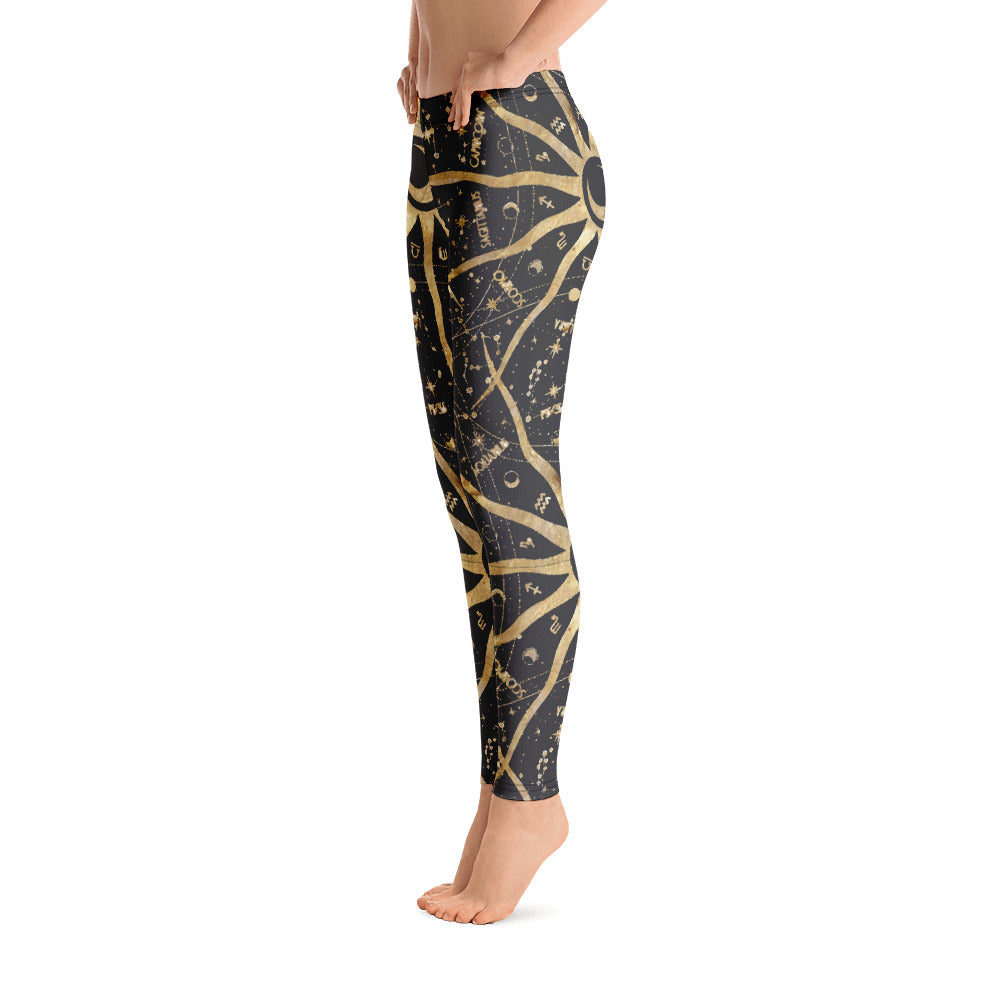 Women's Leggings Ancient Sun - FLAKOUT