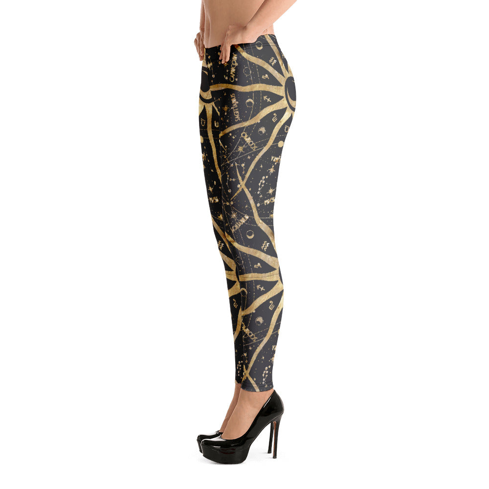 Women's Leggings Ancient Sun - FLAKOUT